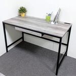 【HomeMax】木紋工作桌-抽屜/附鋼珠滑軌/工業風/二色★台灣製造●(辦公桌/電腦桌/書桌適用）, , large
