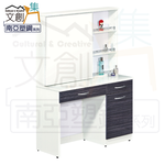 【文創集】菲力 環保3.5尺南亞塑鋼化妝台(不含化妝椅)(客約商品), , large