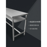 【 SHAONIANNA.TW 】全新雙層不銹鋼工作桌／白鐵料理桌｜適用廚房、食品加工、實驗室、醫療場所、攤販與露營活動多功能桌, , large