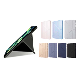 【山水之寶】iPadAir11吋M2/M3/M4(2024-2026版)Air4/5代10.9吋保護套平板三角折＋Y折二合一彈性皮套
