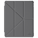 【HIPPORIZZ】iPad Air 13 吋、Pro 12.9吋 Origo 晶透筆槽防摔殼 深灰色, , large