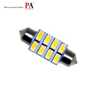 【PA LED】雙尖 36MM 高亮度 8晶 5630 SMD LED 室內燈 閱讀燈 化妝燈 牌照燈 行李箱燈