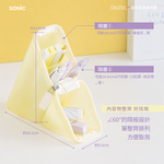 【龍品文創】SONIC FD-3314 三角軟糖色筆袋, , large