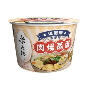 Soup Rice-Steamed Eggs with Minced Pork