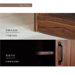 置物櫃 書櫃 收納櫃 BO400, 胡桃木色, large