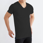 【日本郡是Gunze】COOLMAGIC 男士機能涼感 V領 短袖內衣 T-shirt-任選(M/L/LL), , large