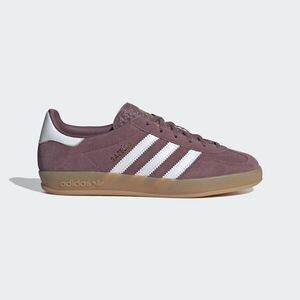 Kixpress-Adidas Gazelle Indoor W 女 運動休閒鞋 德訓鞋 復古 舒適 穿搭 藕紫 [IH5483]