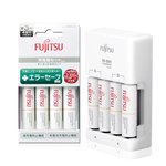 日本富士通 Fujitsu 智能4槽充電電池組(1900mAh 3號4入+充電器+電池盒), , large