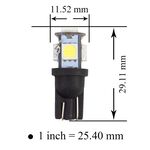 【優惠中】T10 5晶 5050 SMD LED燈泡 高品質晶片 小燈 室內燈 車門燈 迎賓燈 車廂燈 車牌燈, , large