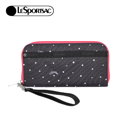 Lesportsac Tech Wallet Wristlet 腕帶錢包 手拿包 鈔票夾 卡夾 送禮 禮物 推薦 女包(俏皮圓點)