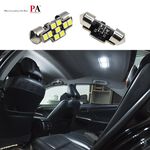 【PA LED】黑武士 雙尖 28MM 31MM LED 室內燈 車牌燈 車廂燈 實測360流明 高亮度 10倍提升, , large