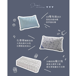 [ Pure Sleep純好眠 ] 台灣製-石墨稀獨立筒水洗冰火枕, , large