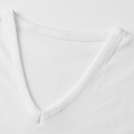 【日本郡是Gunze】日本製 COOLMAGIC 100%純棉 男士機能涼感 V領 短袖內衣 T-shirt(白色/黑色), , large