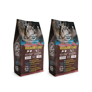【Allando 奧藍多】無榖貓糧野生鮭魚+火雞肉400gX2包組(全齡貓/貓飼料/貓糧)