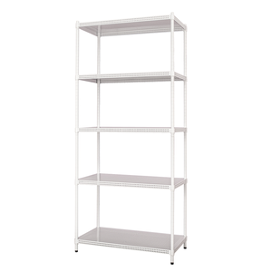【Y HOUSE】60x45x210cm perforated plate five-layer shelf perforated plate shelf iron rack - paint white