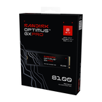 【SanDisk】Optimus GX PRO 8100 NVMe 8TB 無散熱片 SSD M.2 2280 代理商保固公司貨, , large