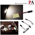 【PA LED】暖白光 T10 BA9S 雙尖 2835 SMD LED 室內燈 閱讀燈 車廂燈 行李箱燈, , large