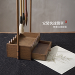 【上手家居】松木毛筆架(筆架/書法/文房四寶/書法用品/畫筆架), , large