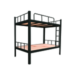 (LOGIS) 舒適好眠4尺上下舖 鐵床 床架 雙層床 雙人床架【BED2】, , large