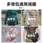 【上手家居】加厚書包減壓背帶 4片組 黑色(減壓肩墊/背包背帶/肩背帶/肩墊/護肩墊/氣墊肩帶/減壓後背包), , large