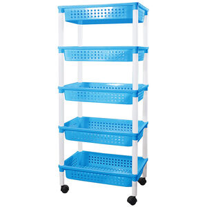 Multi-Function 5-Tier Plastic Rack
