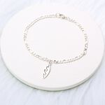 【Angel & Me】Surfboard s925 sterling silver bracelet model birthday gift, , large