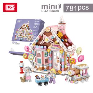 LOZ微型積木聖誕糖果屋