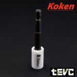 《tevc》T037 Koken 日本製 防刮 6角柄 六角 起子 套筒 8號 短套筒 六角套筒 起子套筒, , large