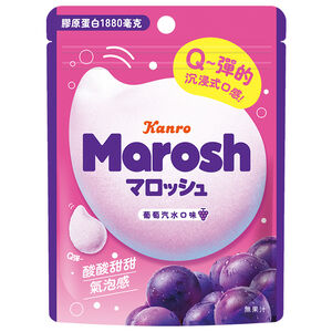 日本甘樂Marosh軟糖-葡萄汽水口味