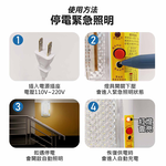 鉅玉經典｜緊急照明燈 停電照明燈 消防設備 露營燈 戶外燈 台灣製 24LED 壁掛式 TG-206L, , large