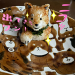 Shiba Inu food bowl set (4 pieces), , large