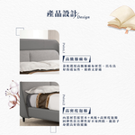 【Hampton 漢汀堡】漢賓5尺雙人床, , large