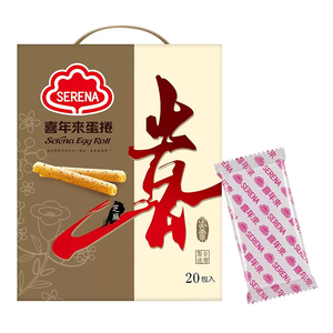喜年來 芝麻蛋捲 好事禮盒 (1440公克/盒)
