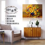 【御畫房】黃山雲海 國家一級畫師手繪油畫60&times;120cm(VF-33), , large