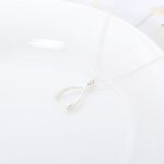 【Angel & Me】Lucky Wishbone s925 sterling silver necklace birthday gift, , large