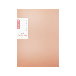 Soft-Color A5 20-Ring Loose-Leaf Notebook &ndash; Pink