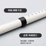 免打孔伸縮桿-白花紋-0.7-1.1公尺(送15個吊環), , large