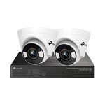 TP-LINK昌運監視器組合 VIGI NVR1008H-8MP 8路主機+VIGI C440 4MP半球網路攝影機*2, , large