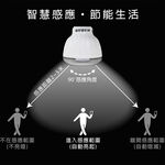明沛23LED紅外線人體感應燈(插頭/彎管), , large
