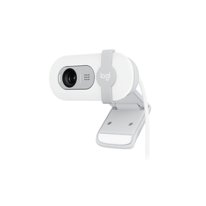 【 Logitech 羅技 】Brio 100 珍珠白 順暢 視訊通話 網路攝影機
