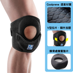 [秉宸] LP SUPPORT 可調式雙效加壓羽球護膝 羽小膝 791CN, , large