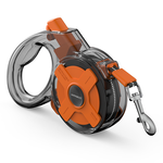 【HIPPORIZZ】Waggo 伸縮寵物牽繩 夕陽橘, , large