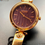 [星晴錶業]VERSUS VERSACE手錶,34mm,VV00302香檳紅錶面玫瑰金錶殼玫瑰金色精鋼錶帶款, , large