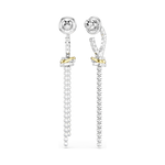 SWAROVSKI 施華洛世奇Hyperbola 優雅垂墜繩結耳環 送禮 禮物 推薦(5752866), , large