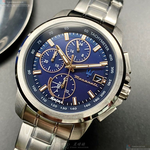 [星晴錶業]MASERATI手錶,44mm,R8873645004寶藍色錶面銀錶殼銀色精鋼錶帶款, , large