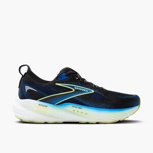Brooks Glycerin 22 男 慢跑鞋 寬楦 支撐 彈力 緩震 藍 黑 [1104452E002]