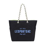 Lesportsac Medium Two-Way Tote 中型雙面托特包 購物袋 手提袋 便當袋 送禮 禮物(深藍x青檸綠)L261-1435P-FB16, , large