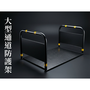 【 SHAONIANNA.TW 】進出貨物預留走道防滑通道架｜抗風型｜金屬防滑底板｜大型通道