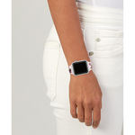 COACH Apple Watch 淡粉花朵錶帶 38/40/41mm適用 矽膠錶帶 禮物 送禮(不含手錶) CO14700292, , large