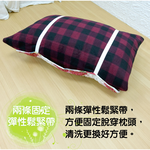 【LASSLEY】日式拼布枕墊/枕頭保潔墊(枕頭保護/好拆裝!易清潔!), , large